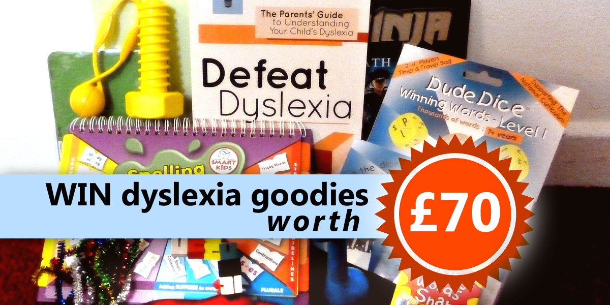 Win dyslexia-friendly goodies worth £70!