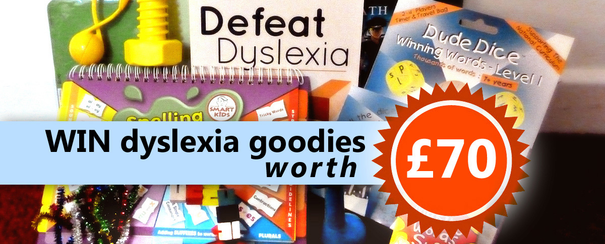 Win dyslexia-friendly goodies worth £70!