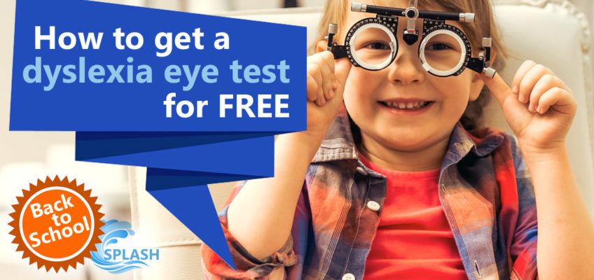 How to get a dyslexia eye test for free